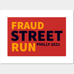 fraud street run 2021 Posters and Art